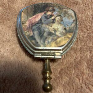 Vintage Portable Pocket Ash Tray - Folds up to fit in a purse or pocket!